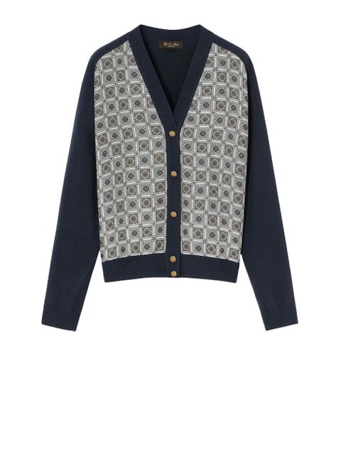 Loro Piana Mendoza cardigan - Blue - zdjęcie produktu nr 2