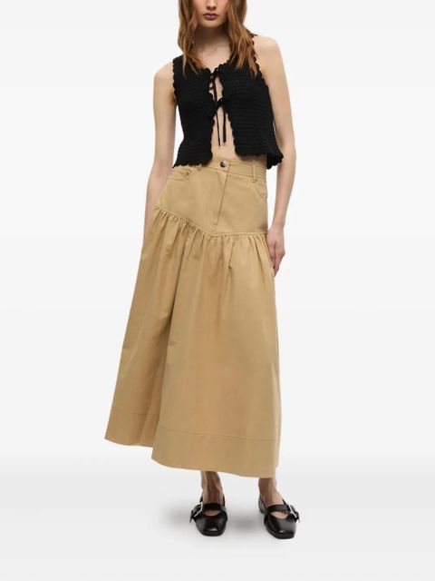 GANNI crochet-knit top - Black - zdjęcie produktu nr 2