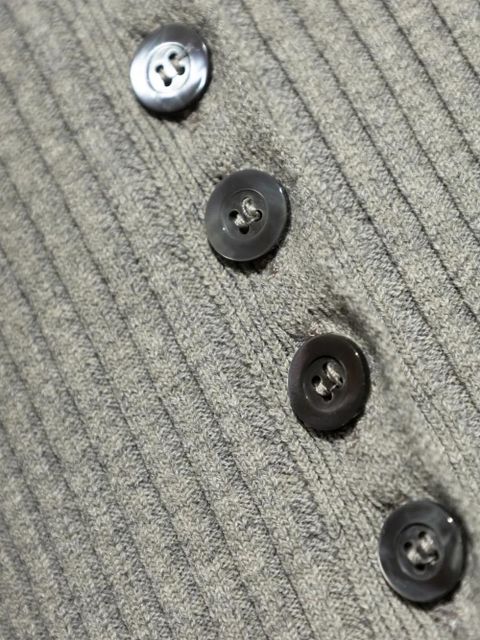 Róhe ribbed cardigan - Grey