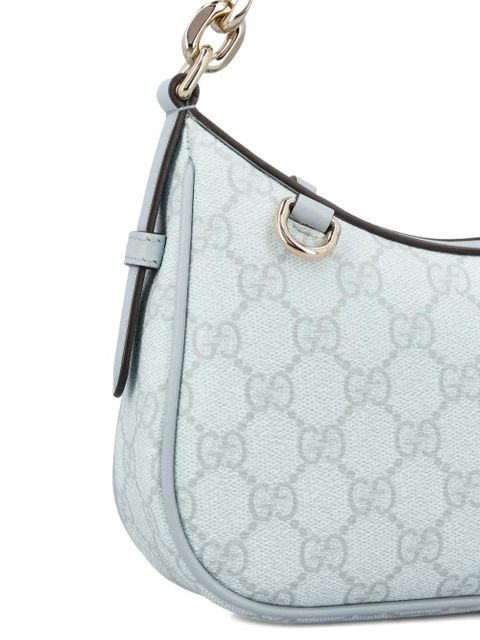 Gucci chain-strap logo-motif shoulder bag - Blue