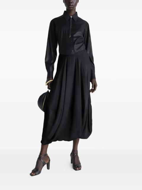 LEMAIRE balloon crepe skirt - Black - zdjęcie produktu nr 2