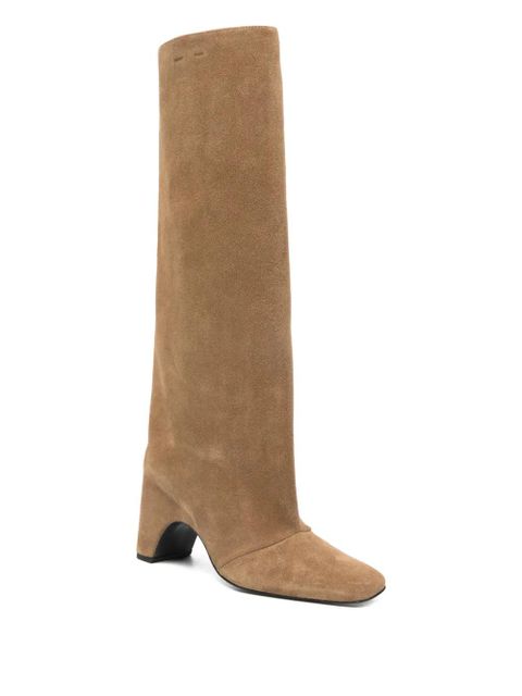 Coperni square-toe heeled knee-high boots - Brown - zdjęcie produktu nr 2