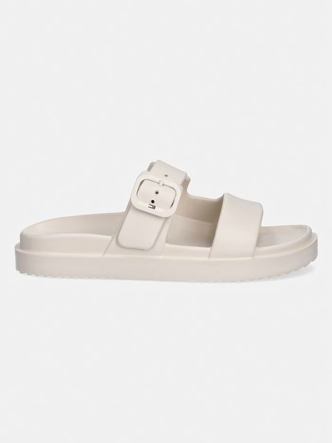 Tommy Hilfiger klapki damskie TH LIGHT DOUBLE STRAP SANDAL - zdjęcie produktu nr 1