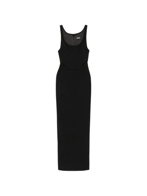 Solace London Noor corset-style maxi dress - Black - zdjęcie produktu nr 1
