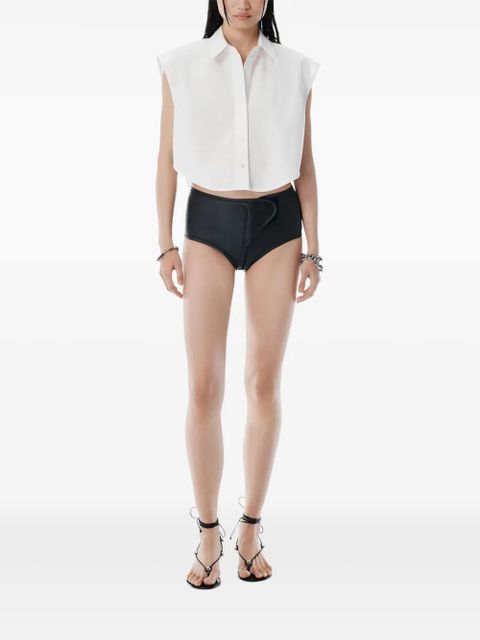 Alexander Wang sleeveless collared shirt - White