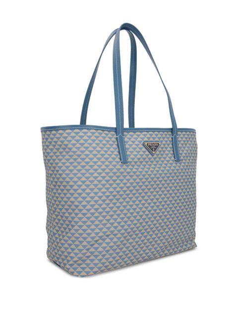 Prada Re-Nylon tote bag - Blue - zdjęcie produktu nr 2