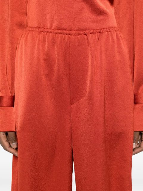 Nanushka Zoela elastic waist barrel leg trousers - Orange