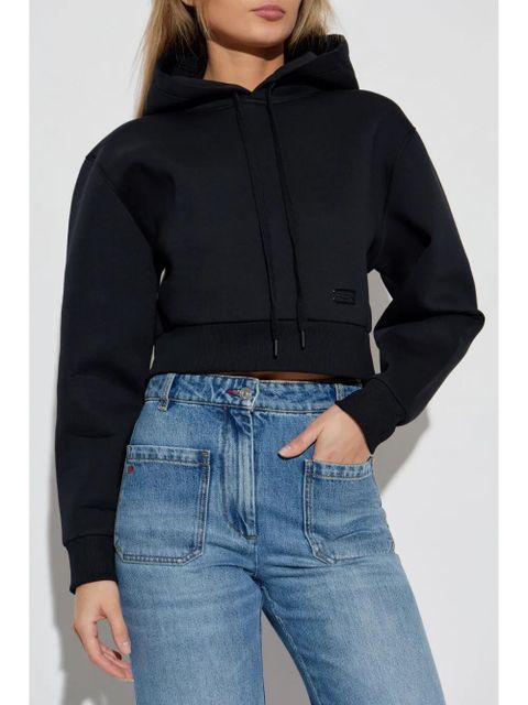 Victoria Beckham cropped hoodie - Black - zdjęcie produktu nr 2