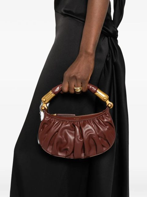 Balmain mini Ébène tote bag - Brown - zdjęcie produktu nr 2