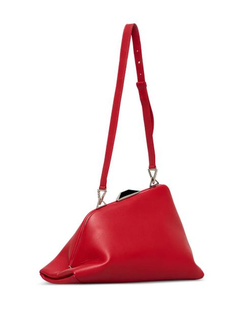 The Attico silver-tone hardware shoulder bag - Red