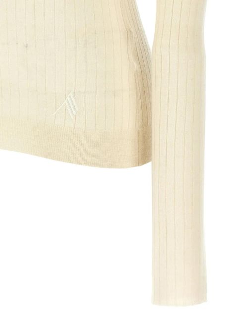 The Attico ribbed sweater - White