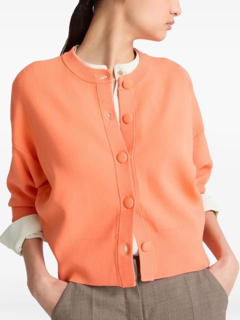 Yves Salomon cropped cardigan - Orange