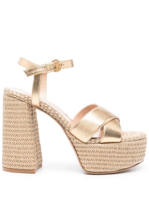 Gianvito Rossi 110mm Bebe sandals - Neutrals - zdjęcie produktu nr 1