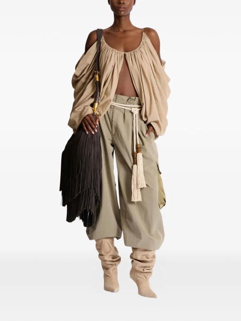 Balmain cotton blouse - Neutrals - zdjęcie produktu nr 2