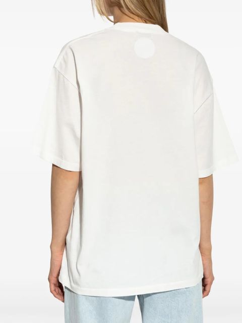 ANINE BING logo-print cotton t-shirt - White