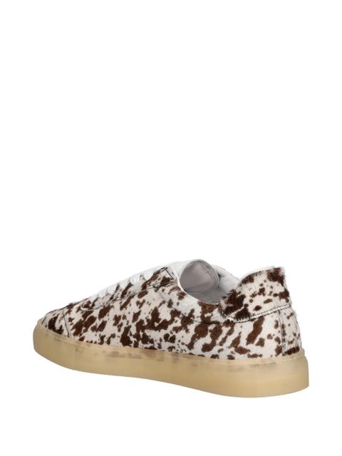 Copenhagen patterned lace-up sneakers - White