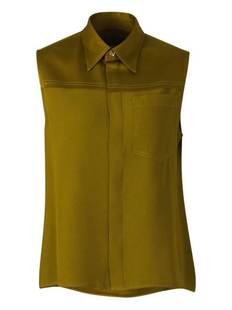 AMI Paris sleeveless shirt - Green - zdjęcie produktu nr 1