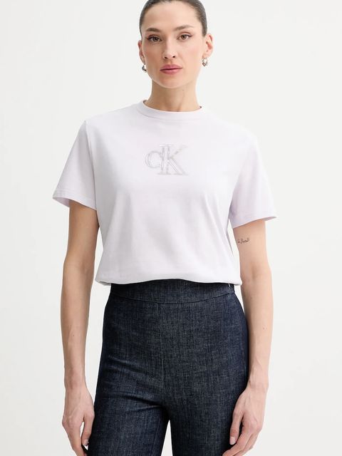 Calvin Klein Jeans t-shirt bawełniany - zdjęcie produktu nr 1