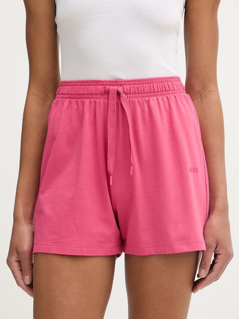 BOSS szorty dresowe damskie bawełniane z elastanem CI_Shorts CW - zdjęcie produktu nr 1