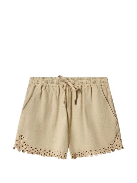 MARANT ÉTOILE BALYME drawstring eyelet shorts - Neutrals - zdjęcie produktu nr 1