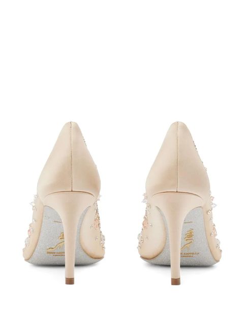René Caovilla 75mm Cinderella pumps - Neutrals - zdjęcie produktu nr 2