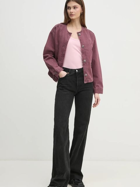 Pepe Jeans kurtka jeansowa DAENA BERRY - zdjęcie produktu nr 2