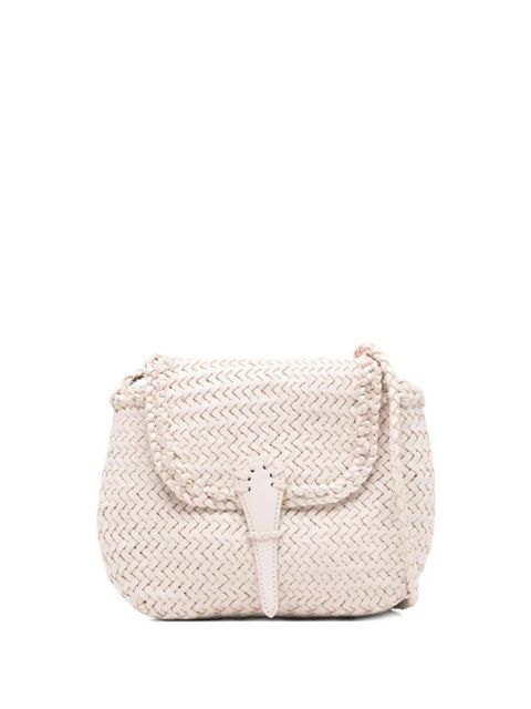 DRAGON DIFFUSION mini City woven cross body bag - Neutrals - zdjęcie produktu nr 1