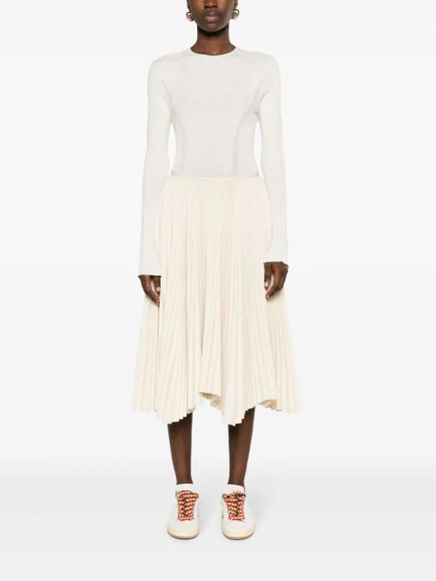 Lanvin long-sleeve knitted top - White - zdjęcie produktu nr 2