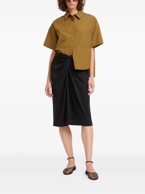 Yves Salomon draped skirt - Black - zdjęcie produktu nr 2