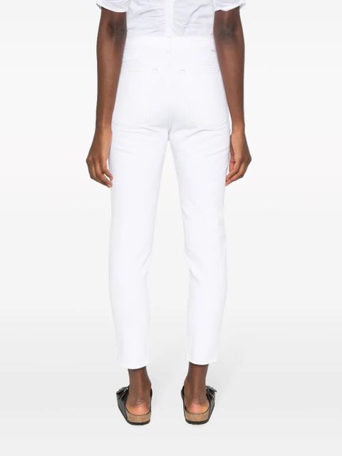 MARANT ÉTOILE Nea cotton slim-fit trousers - White