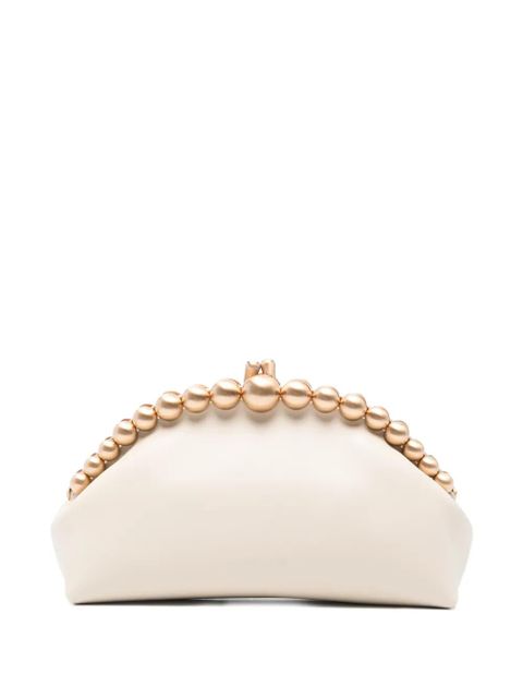 Cult Gaia Una beaded-top clutch bag - Neutrals - zdjęcie produktu nr 1