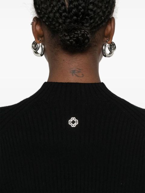 Maje ribbed T-shirt - Black