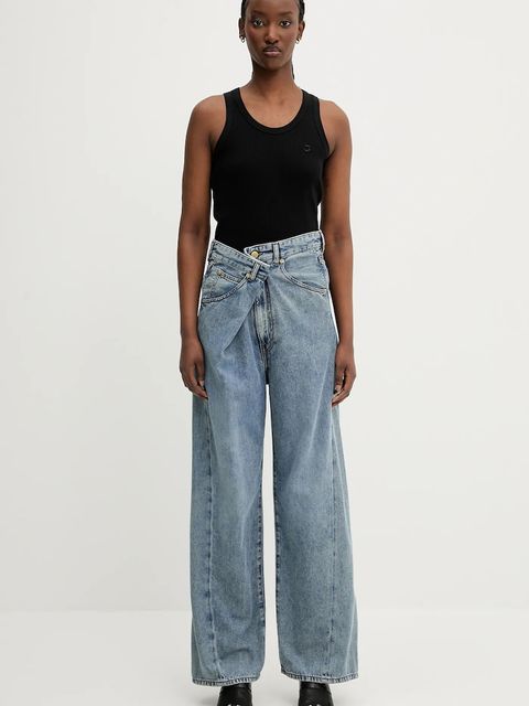 Coperni top bawełniany Rib Logo Tank kolor czarny COPJS12F5033