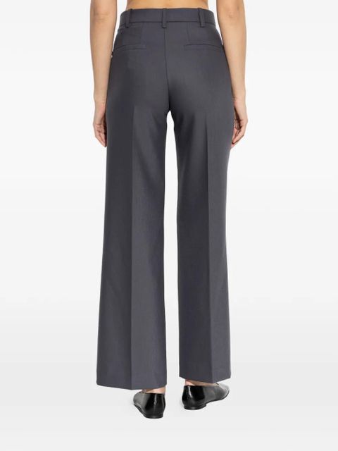Zadig&Voltaire concealed-fastening belt-loop trousers - Grey