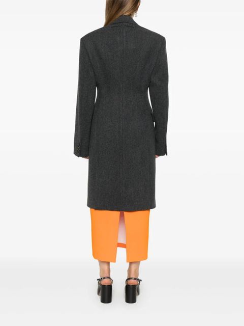 Miu Miu virgin-wool coat - Grey