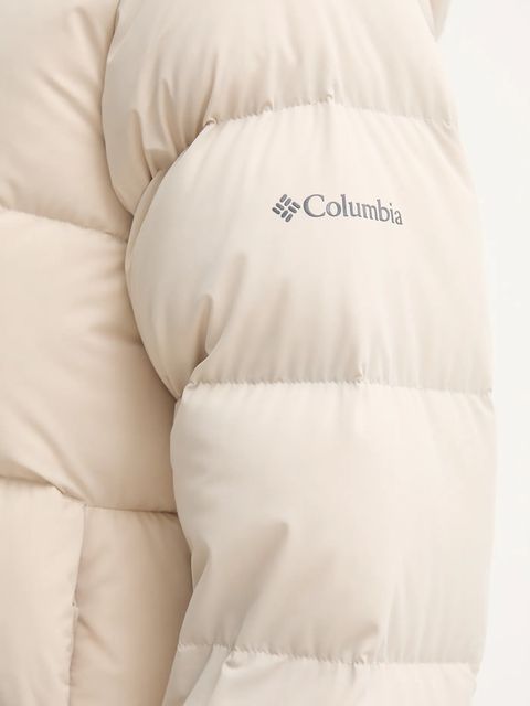 Columbia kurtka puchowa Amaze kolor beżowy zimowa 2133703