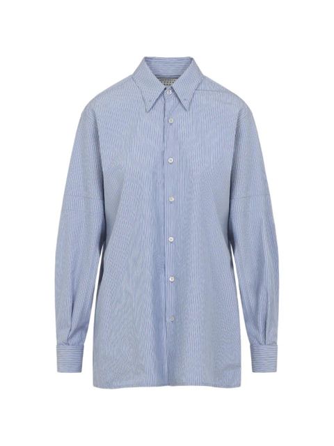 Maison Margiela striped shirt - Blue - zdjęcie produktu nr 1