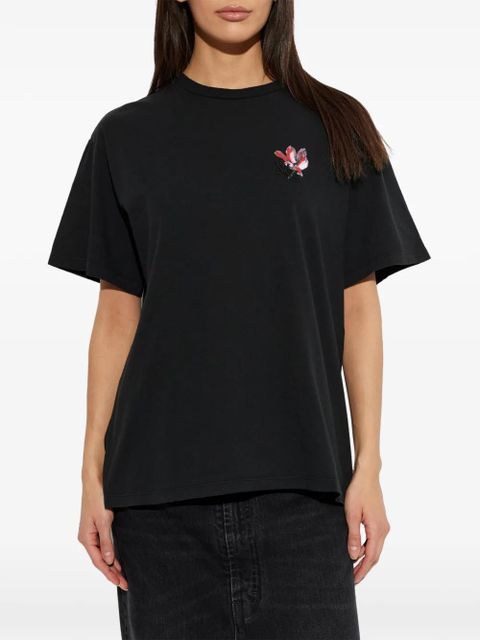 Maison Margiela floral-print T-shirt - Black