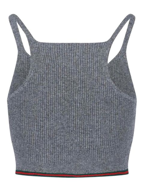 Gucci felted tank top - Grey