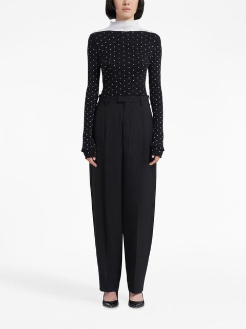 Marni Tropical tailored wool trousers - Black - zdjęcie produktu nr 2