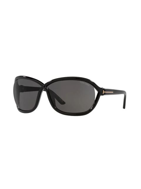 TOM FORD Eyewear Fernanda oversized-frame sunglasses - Black - zdjęcie produktu nr 2