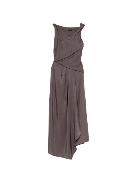 Eleh draped dress - Brown - zdjęcie produktu nr 1