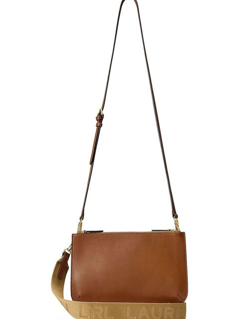 Lauren Ralph Lauren torebka skórzana kolor brązowy 431970155 - zdjęcie produktu nr 1