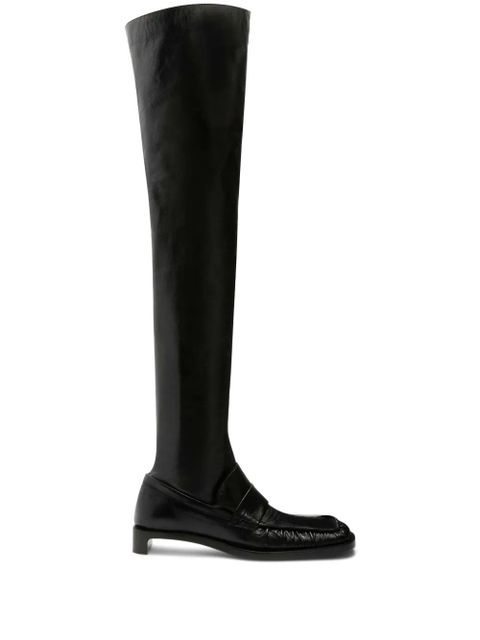 Jil Sander thigh-high boots - Black - zdjęcie produktu nr 1