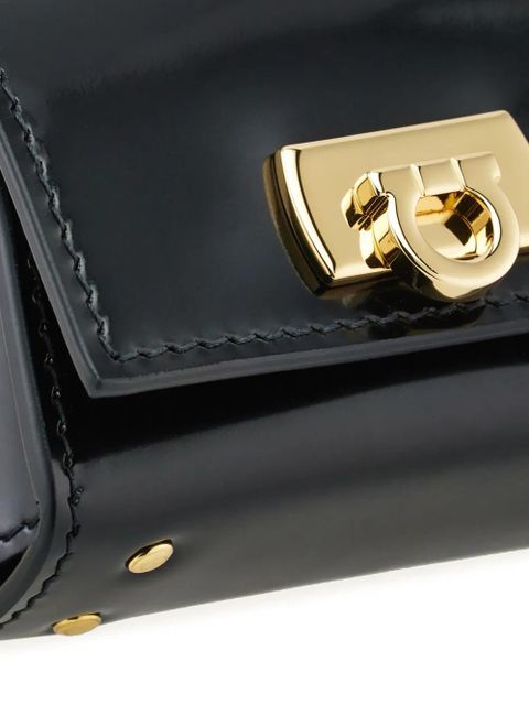 Ferragamo Airpod Pro leather case - Black