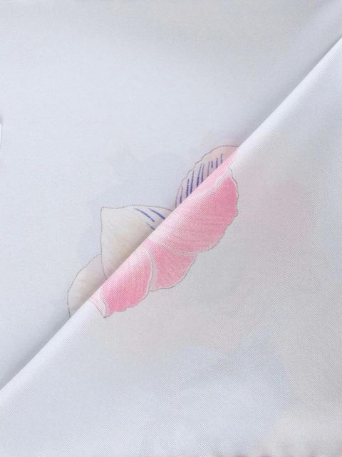 Ferragamo floral silk scarf - Blue - zdjęcie produktu nr 2