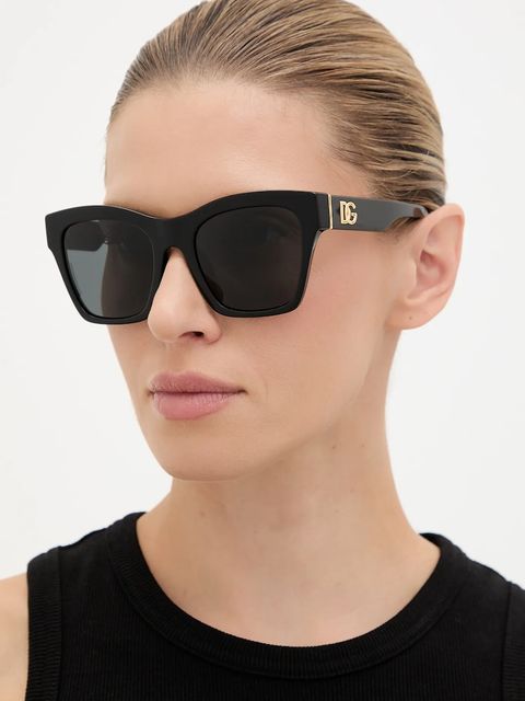 Dolce & Gabbana okulary przeciwsłoneczne damskie kolor czarny 0DG4512
