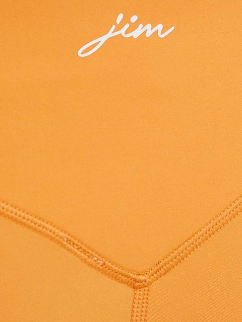 JOYINME szorty do jogi Movement kolor pomarańczowy gładkie high waist Szorty.Movement