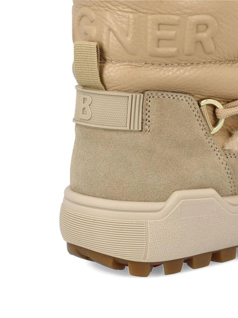 BOGNER shearling leather ankle boots - Neutrals - zdjęcie produktu nr 2