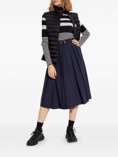 Moncler pleated midi skirt - Blue - zdjęcie produktu nr 2